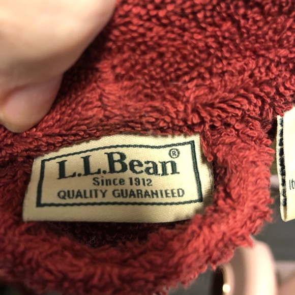 Ll Bean mens housecoat dressing gown size medium - Picture 6 of 6